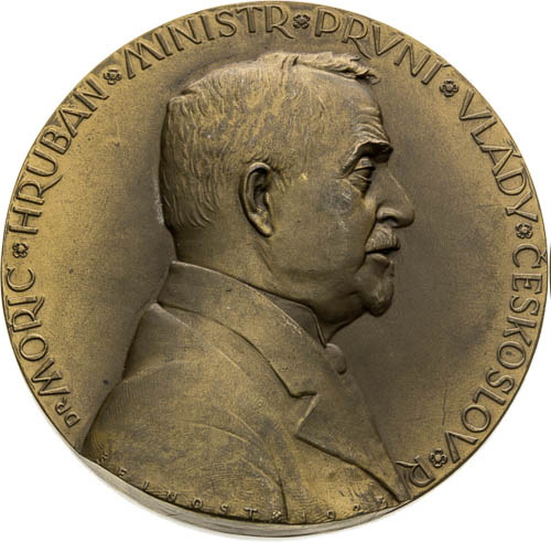 Bronzová medaila 1925 - averz