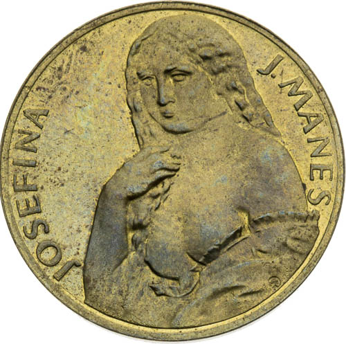 Medal 1971 - back