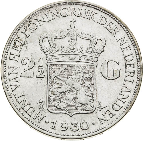 2 1/2 Gulden 1930 - reverz