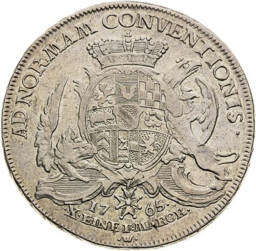 Thaler 1765 - back