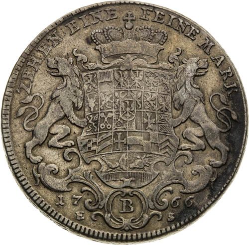 Thaler 1766 - back