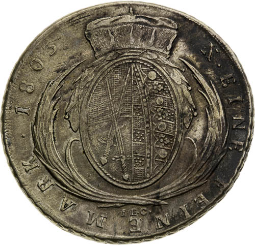 Thaler 1803 - back