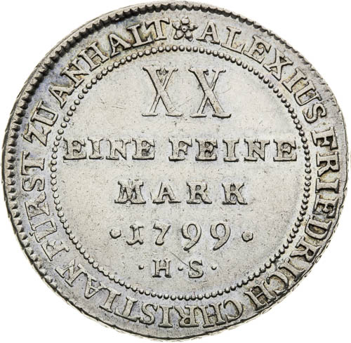 2/3 Thaler 1799 - front