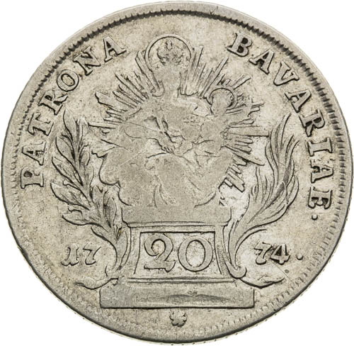 20 Kreutzer 1774 - back