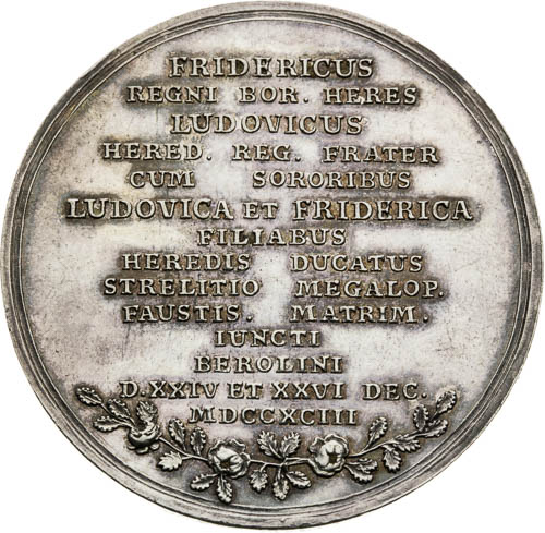 Silver Medal 1793 - front