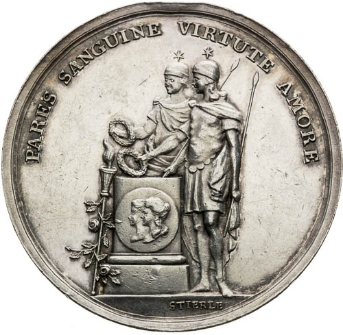 Silver Medal 1793 - back