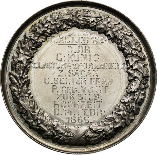 Silver Medal 1925 - back