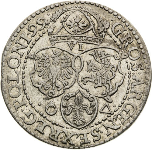 VI Groschen 1599 - back
