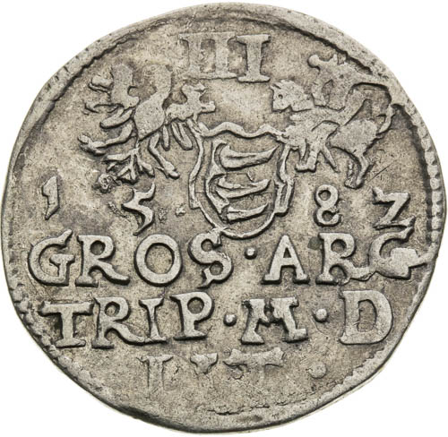 3 Groschen 1582 - back