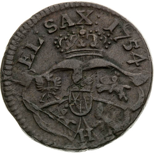 Groschen 1754 - back