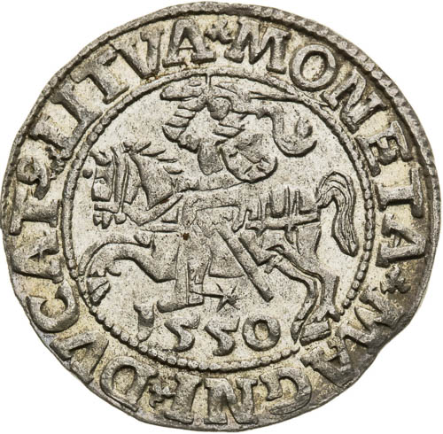 1/2 Groschen 1550 - back