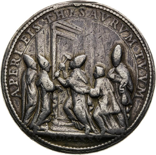 Strieborná medaila 1675 - reverz