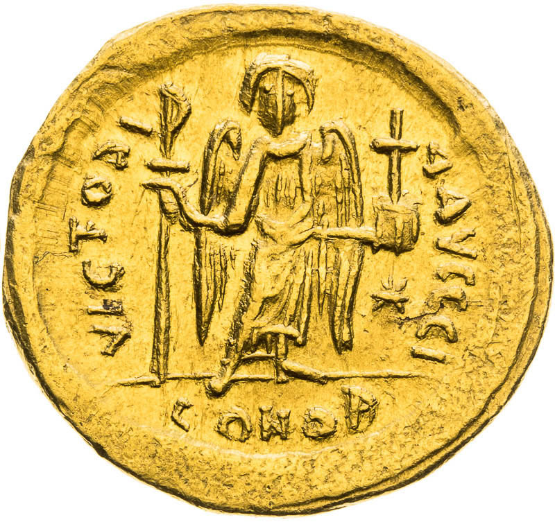 Solidus (542-565) - back