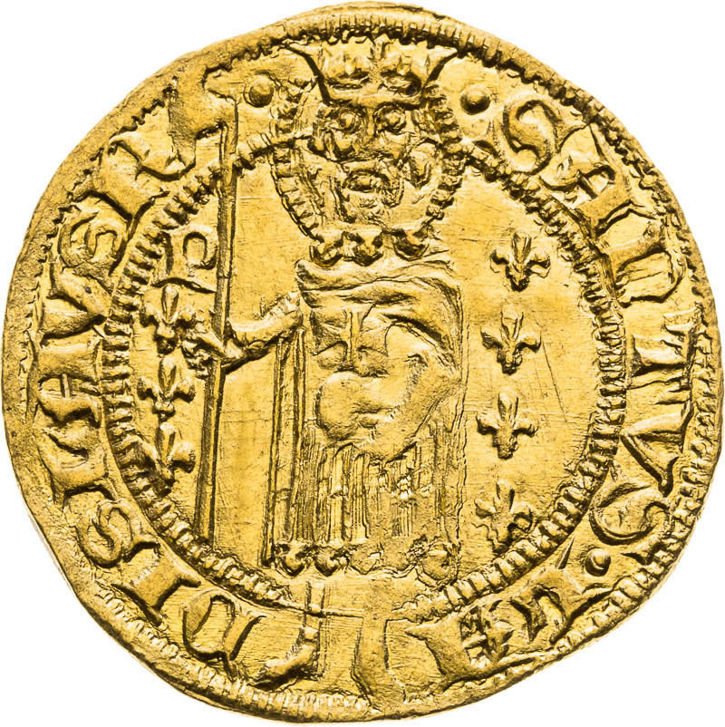 Goldgulden (1366-1368) - back