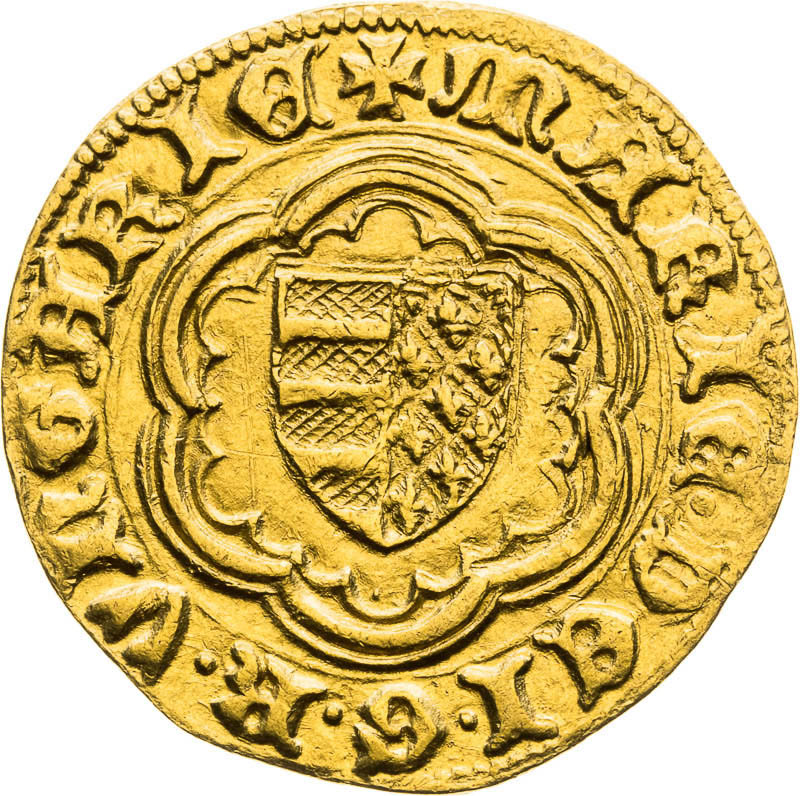 Goldgulden (1387) - front