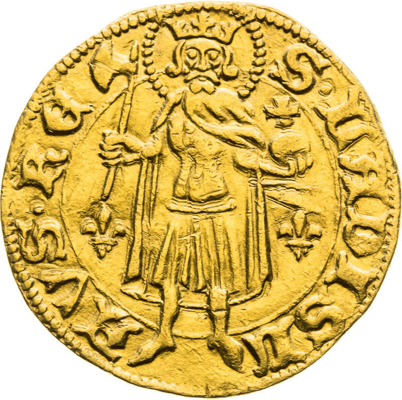 Goldgulden (1387) - back