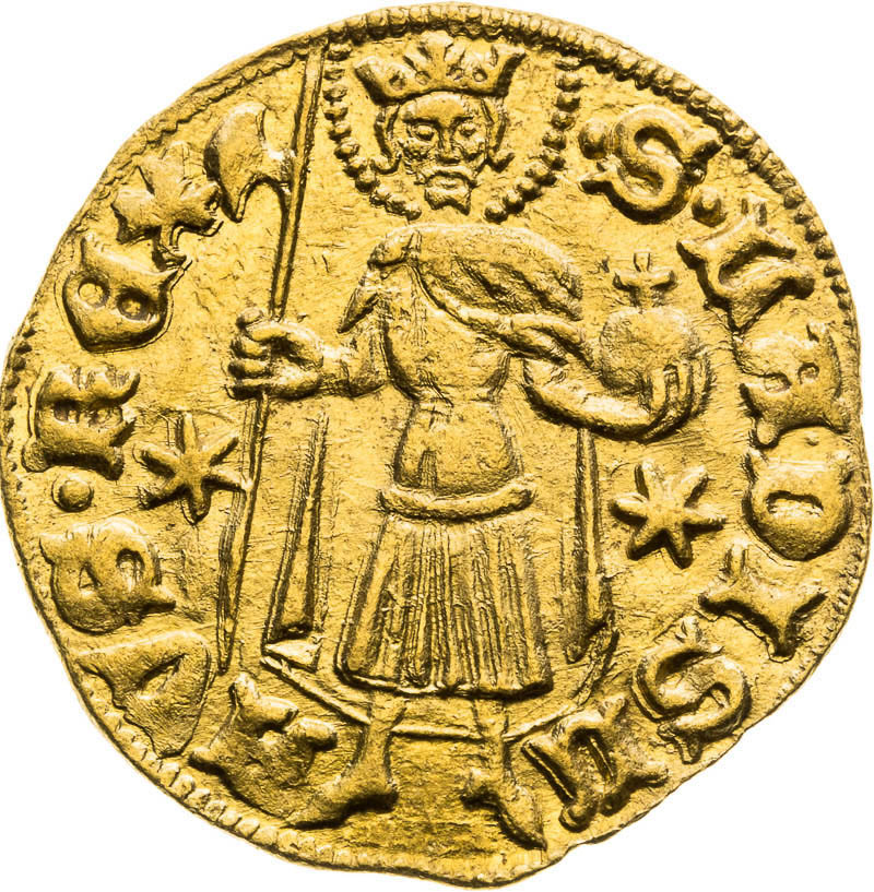 Goldgulden (1387-1401) - back