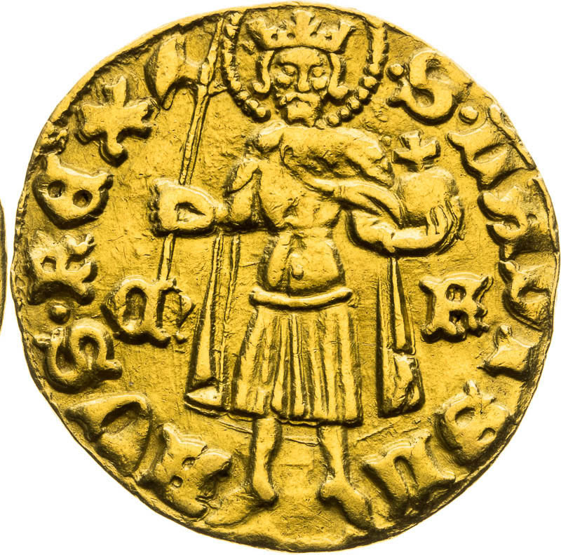 Goldgulden (1387-1437) - back