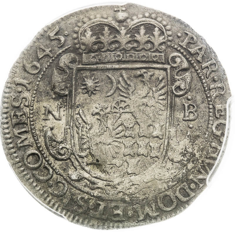 1/4 Thaler 1645 - back