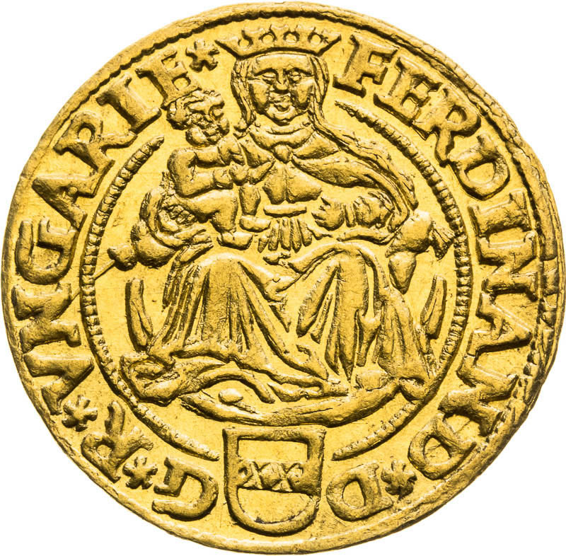 Ducat 1554 - front
