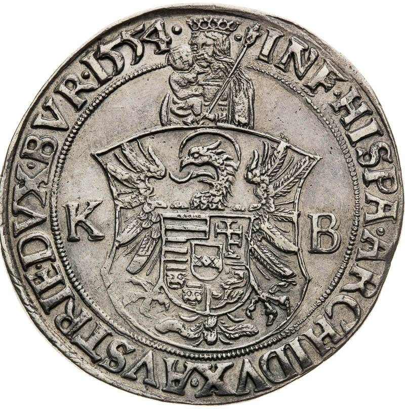 Thaler 1554 - back