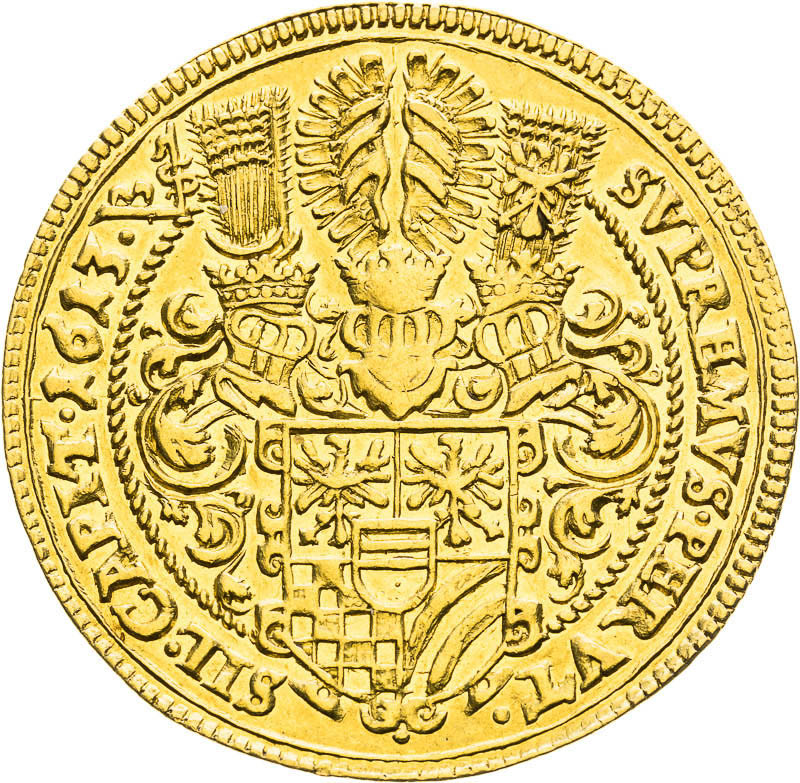 3 Ducats 1613 - back
