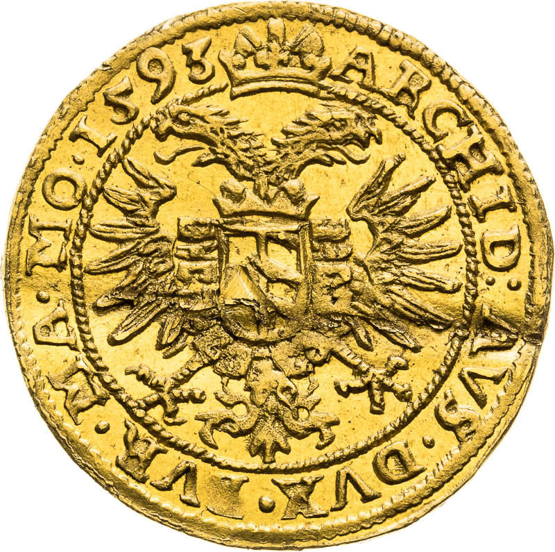 Ducat 1593 - back