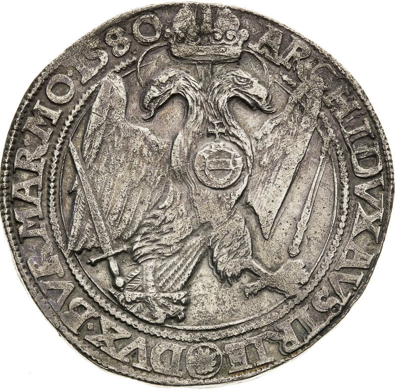 Thaler 1580 - back