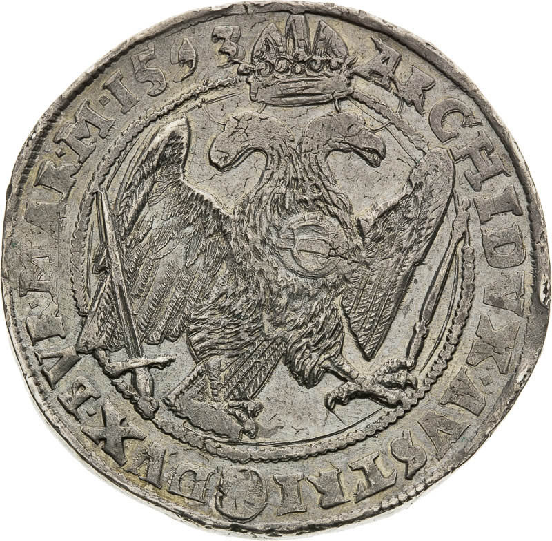 Thaler 1593 - back