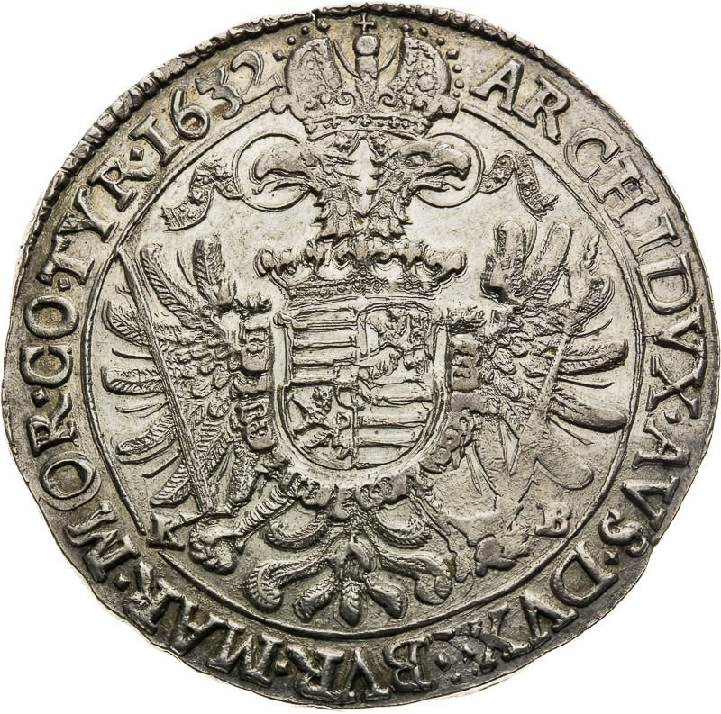 Thaler 1632 - back