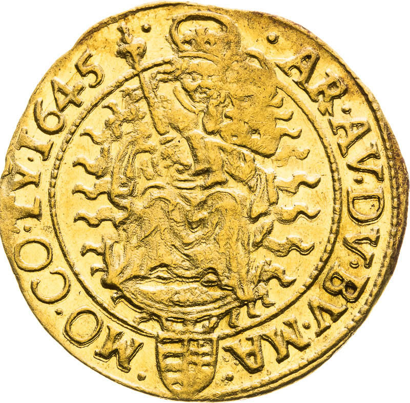 Ducat 1645 - back