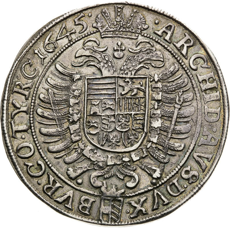 Thaler 1645 - back