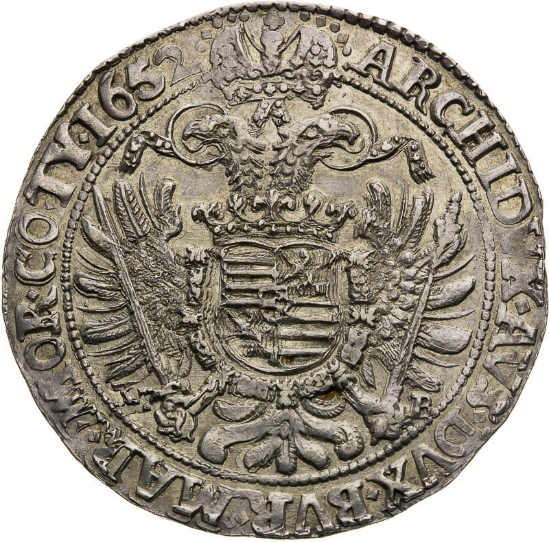 Thaler 1652 - back