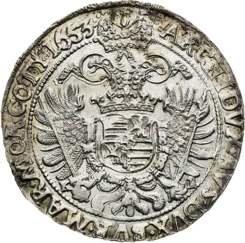 Thaler 1653 - back