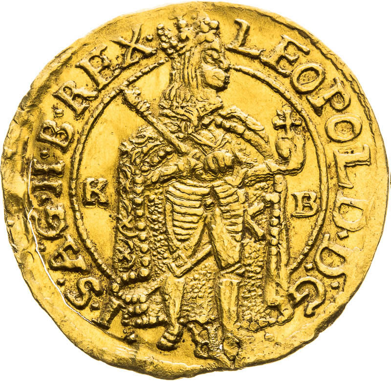 Ducat 1674 - front