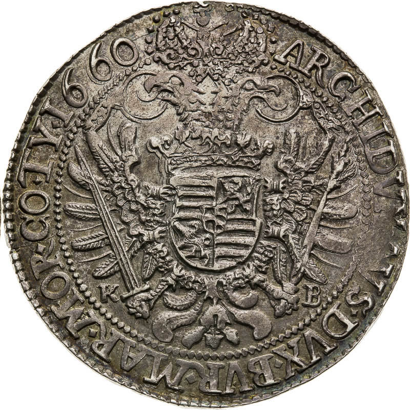 Thaler 1660 - back