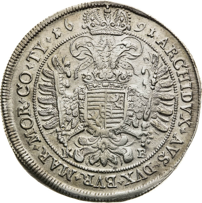 Thaler 1691 - back