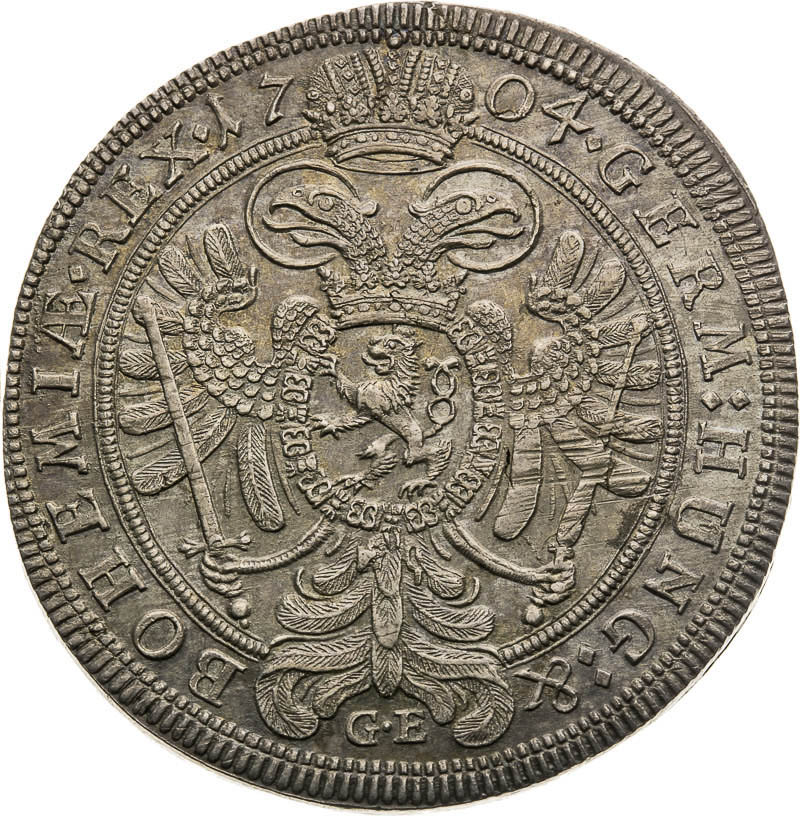 Thaler 1704 - back