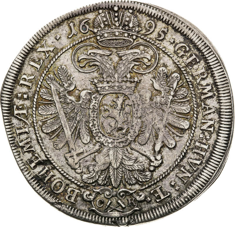 1/2 Thaler 1695 - back