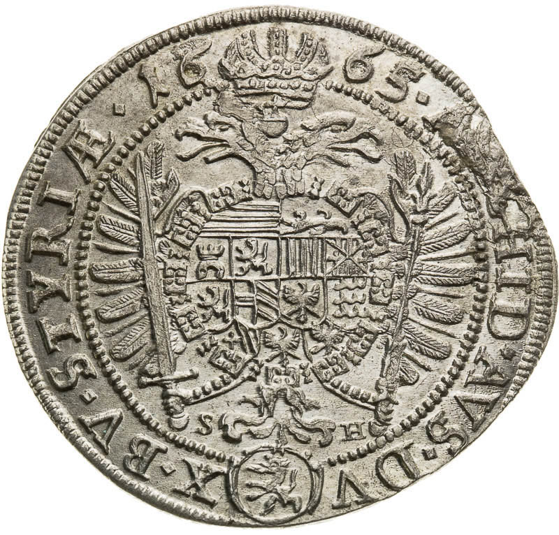 15 Kreutzer 1665 - back