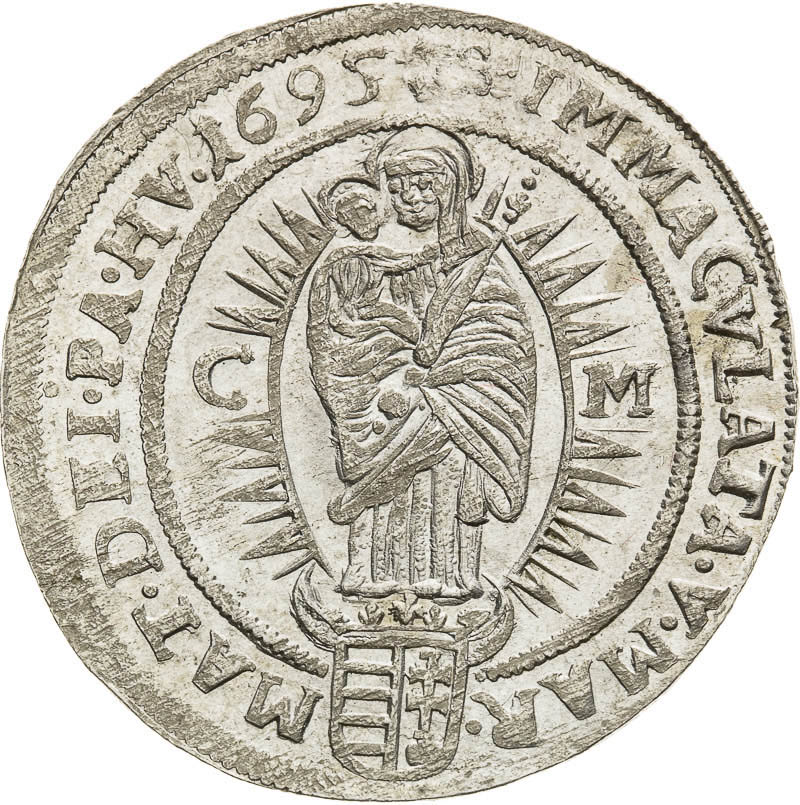 XV Kreutzer 1695 - back