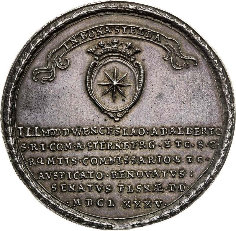 Silver Medal 1685 - back