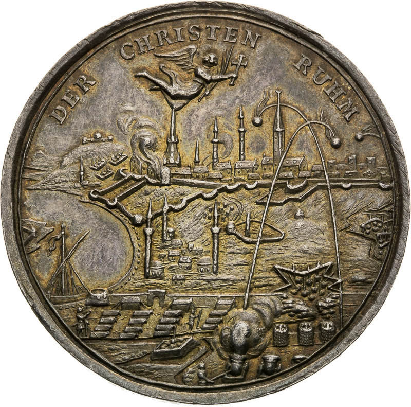 Silver Medal 1686 - back