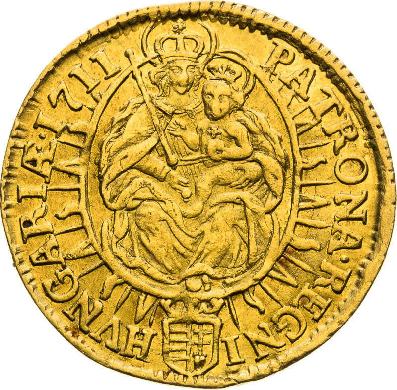 Ducat 1711 - back