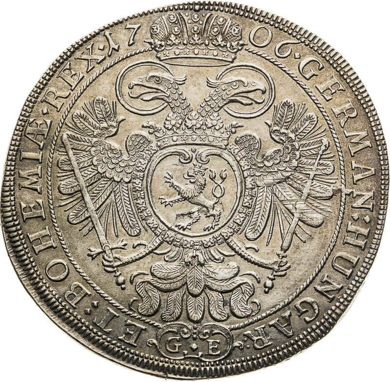 Thaler 1706 - back