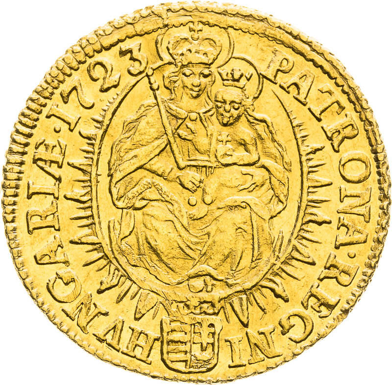 Ducat 1723 - back