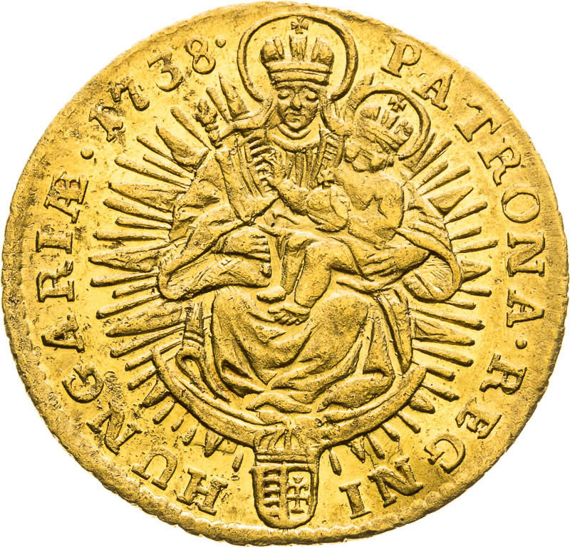 Ducat 1738 - back