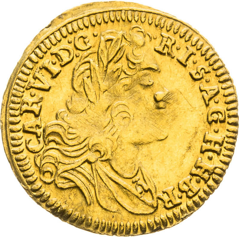 1/8 Ducat 1729 - front