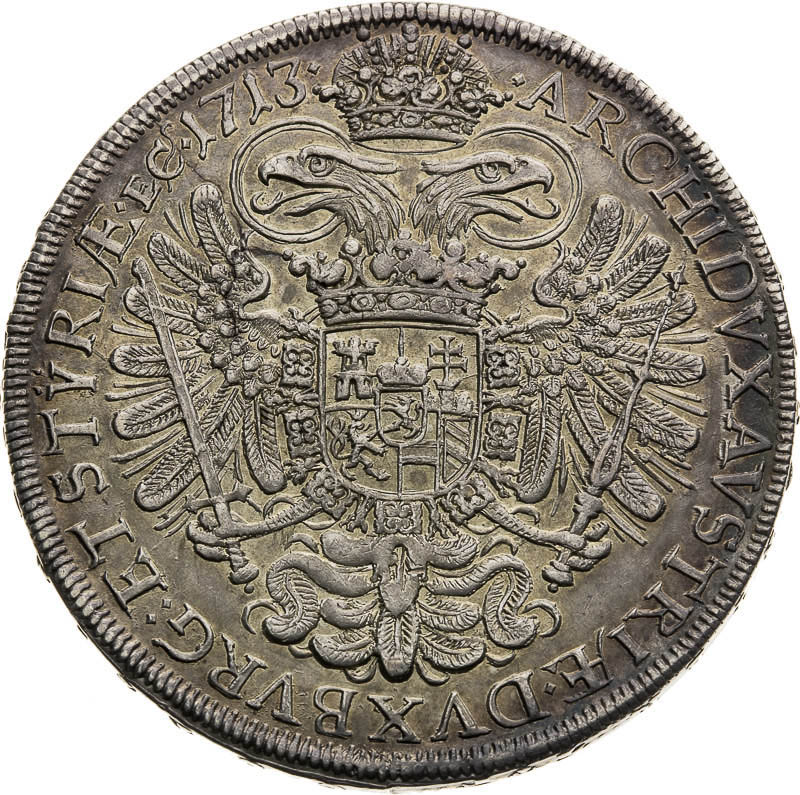 Thaler 1713 - back