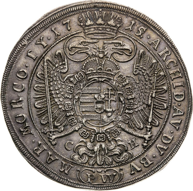 Thaler 1715 - back